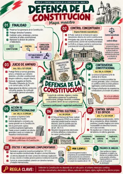 Mapa 75: Defensa de la Constitución